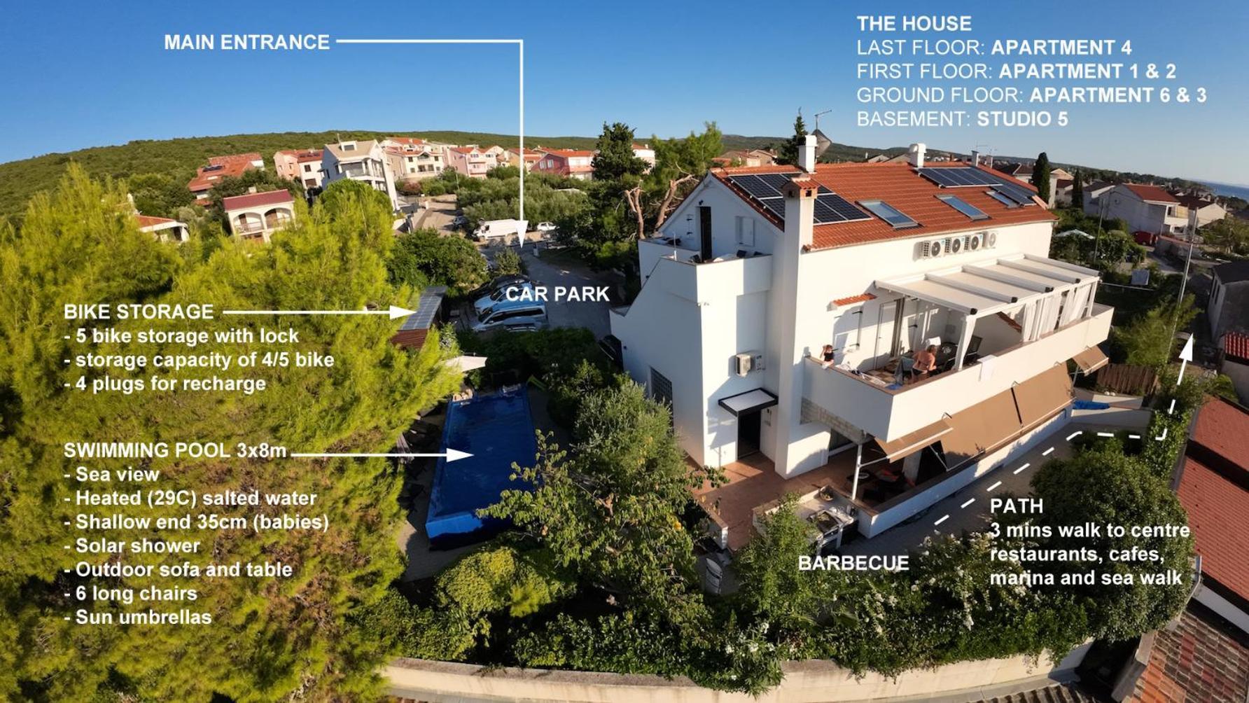 Apartments Monika Bed & Breakfast 1&4 Punat Zewnętrze zdjęcie